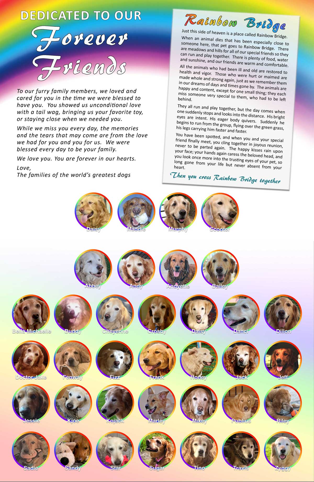 2022 Calendar Rainbow Bridge