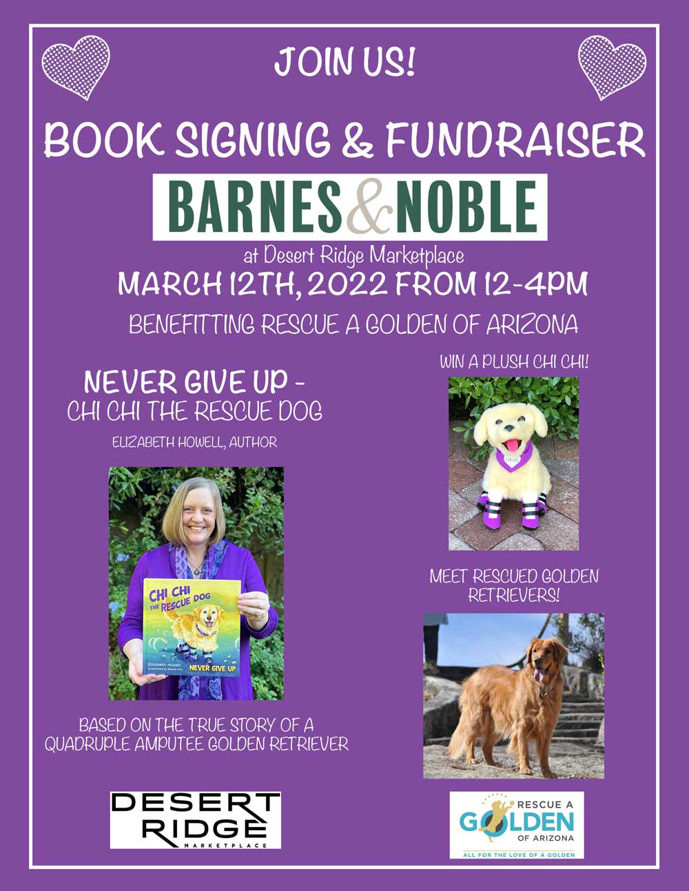 Book Signing at Desert Ridge Flyer